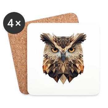 OWL - Untersetzer (4er-Set) - Weiß - Vorne