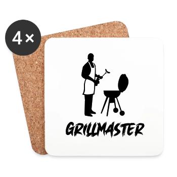 Grilling Grillmaster - Coasters (set of 4) - white - Front