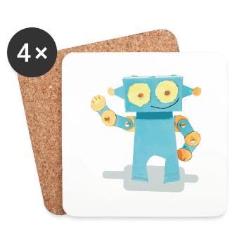 Rotot - Coasters (set of 4) - white - Front
