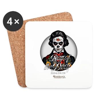 Beethoven Day of the Deaf - Coasters (set of 4) - white - Front