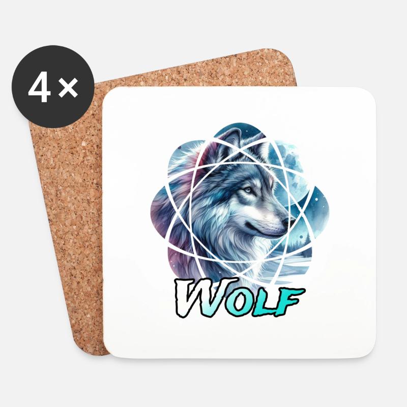 My Design - Untersetzer (4er-Set) - Weiß