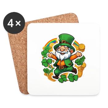 Saint Patrick 1 - Coasters (set of 4) - white - Front