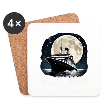 Vacay Mode Cruise Ship Vacation Group Matching - Untersetzer (4er-Set) - Weiß - Vorne