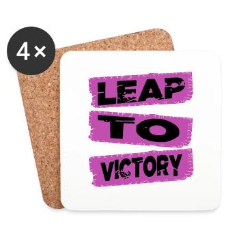 Spine-tingling exhilaration heart-pounding moments - Coasters (set of 4) - white - Front