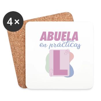 Granny Trainee L - Coasters (set of 4) - white - Front