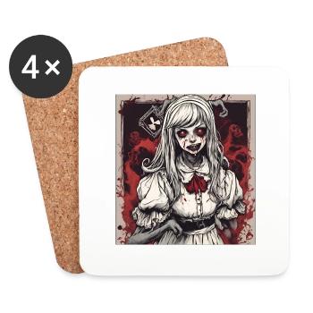 20240610 140106 XqrA8YOzD transformed 1 - Coasters (set of 4) - white - Front