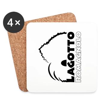 Laglogo1 1 - Dessous de verre (lot de 4) - blanc - Devant