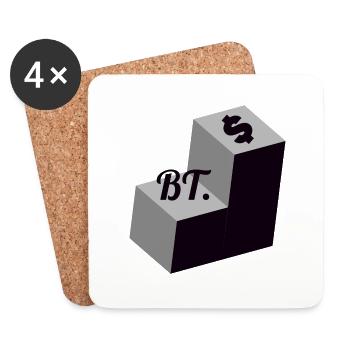 BT. - Dollar - Untersetzer (4er-Set) - Weiß - Vorne
