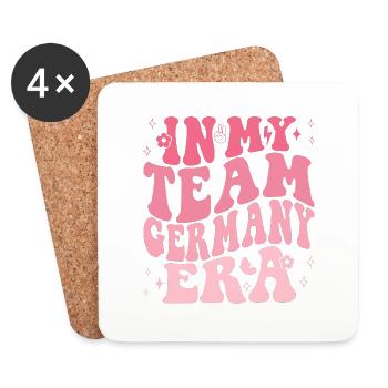 In My Team Germany Era - Coasters (set of 4) - white - Front