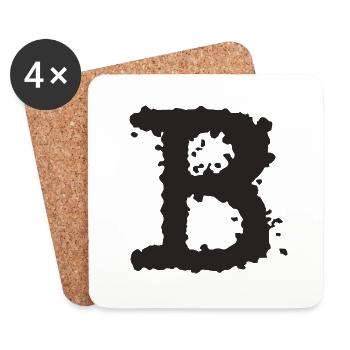 B - Coasters (set of 4) - white - Front