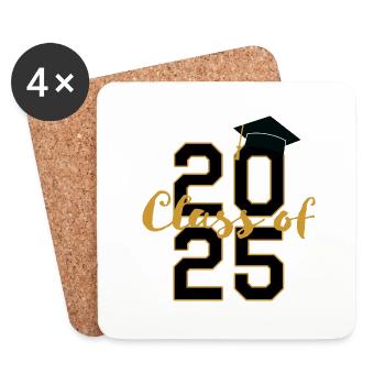 Class of 2025 - Coasters (set of 4) - white - Front