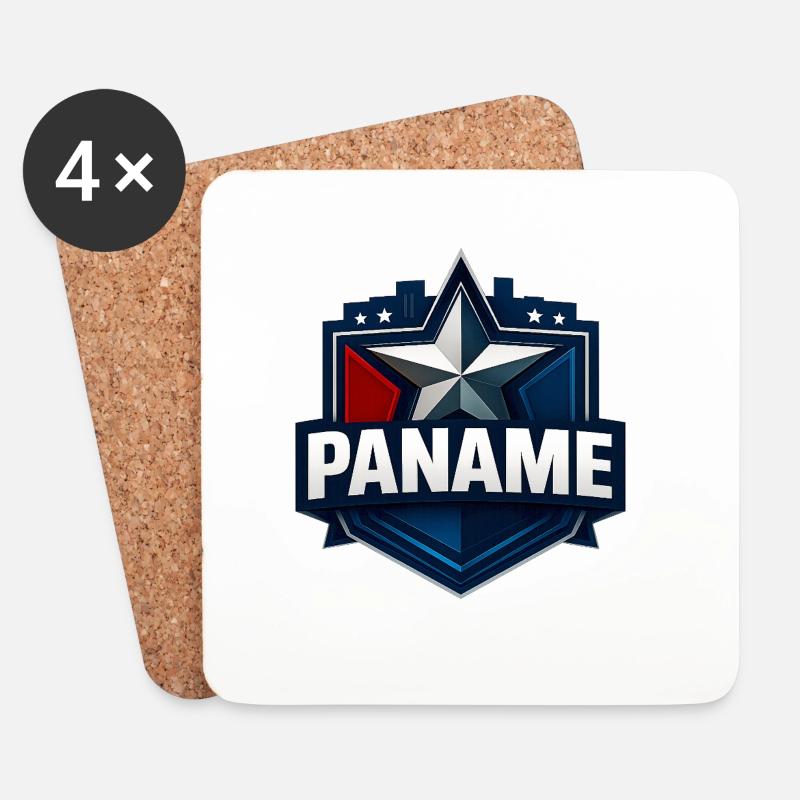 Paname Paris - Untersetzer (4er-Set) - Weiß
