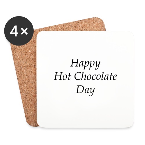 Hot Chocolate mug - Onderzetters (4 stuks)