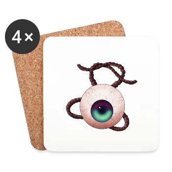 Eyeball - Coasters (set of 4) - white - Front