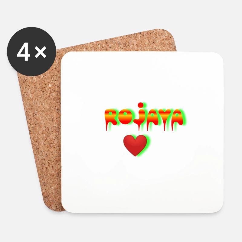 Rojava - Untersetzer (4er-Set) - Weiß