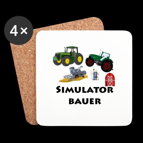 Ich bin ein SimulatorBauer - Untersetzer (4er-Set)