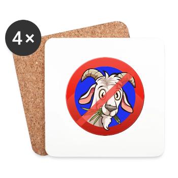 Horoscope d’astrologie des signes du zodiaque de Buck - Dessous de verre (lot de 4) - blanc - Devant