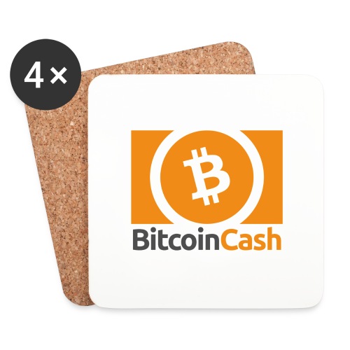 Bitcoin Cash - Lasinalustat (4 kpl:n setti)