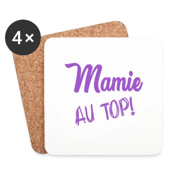 MAMA. OMA - Untersetzer (4er-Set) - Weiß - Vorne