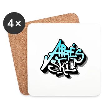 Après-ski - Dessous de verre (lot de 4) - blanc - Devant