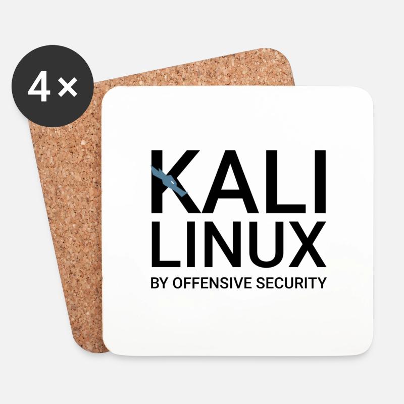 Kali Linux - Coasters (set of 4) - white