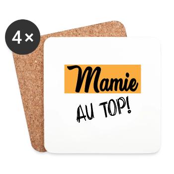 granny - Coasters (set of 4) - white - Front