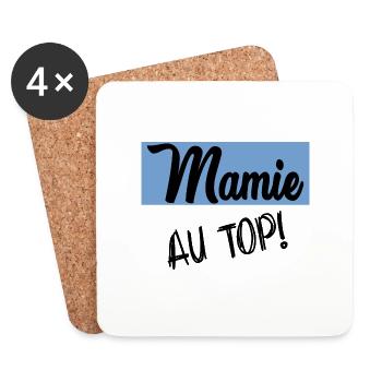 GRANNY. MOTHER'S DAY. HAPPY BIRTHDAY GRANDMA. I LOVE YOU - Coasters (set of 4) - white - Front