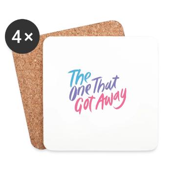 The One That Got Away Gradient - Coasters (set of 4) - white - Front