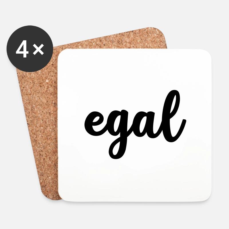 egal #egal #Egal - Untersetzer (4er-Set) - Weiß