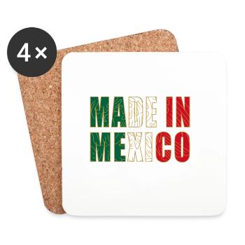 Made_in_Mexico - Dessous de verre (lot de 4) - blanc - Devant