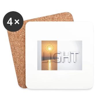 Light - Coasters (set of 4) - white - Front