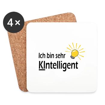 I'm very creative - Coasters (set of 4) - white - Front