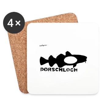 cod hole - Coasters (set of 4) - white - Front
