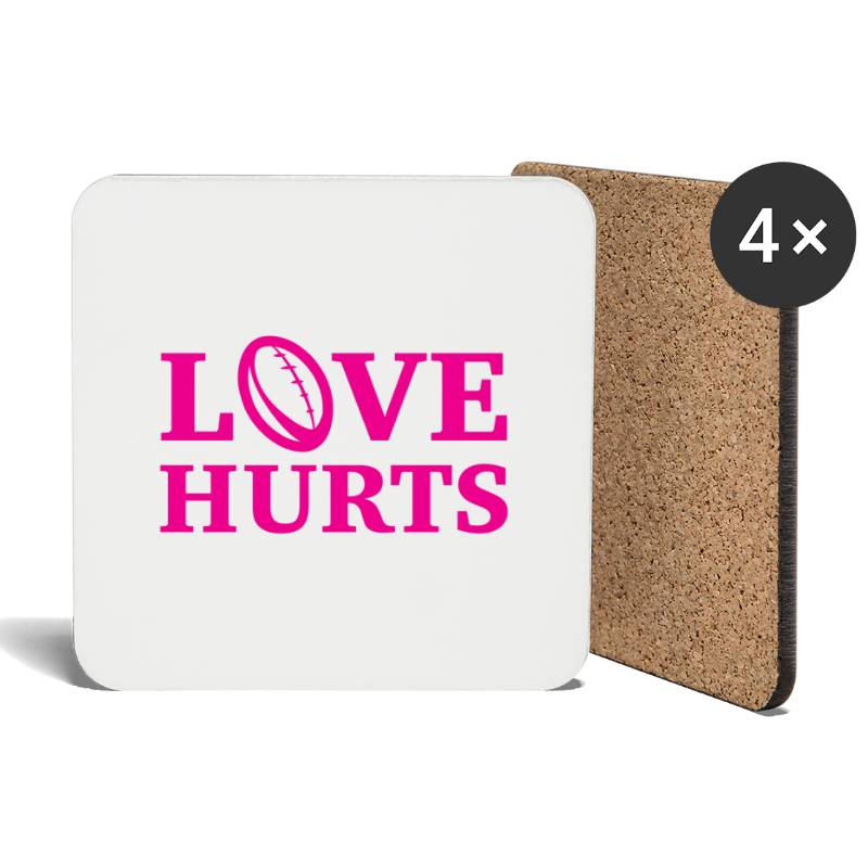 Love Hurts Accessories - Untersetzer (4er-Set)