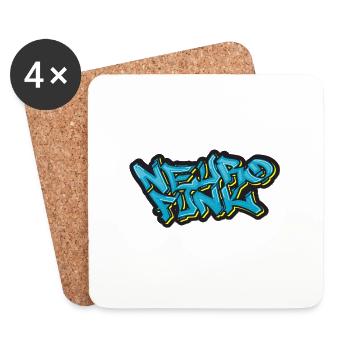 Street Neuro - Untersetzer (4er-Set) - Weiß - Vorne