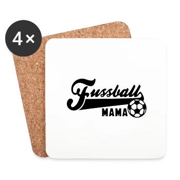 Fussball MAMA - Coasters (set of 4) - white - Front