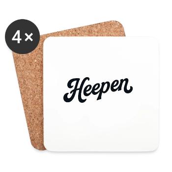Heepen Bielefeld#heepenstyle - Dessous de verre (lot de 4) - blanc - Devant