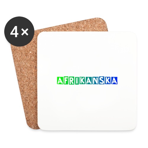 Afrikanksa text 2 0 - Underlägg (4-pack)