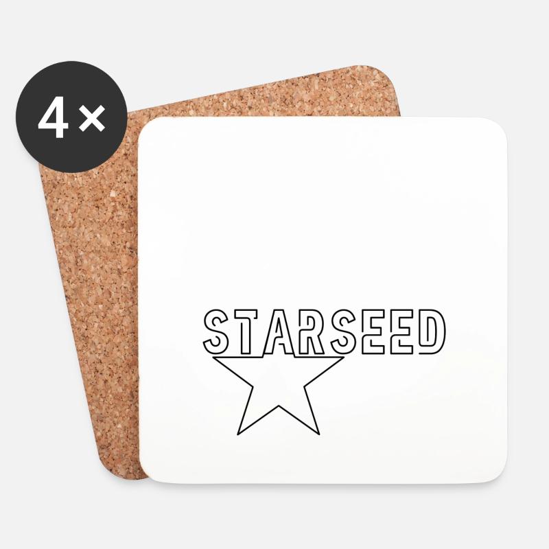 Starseed! - Untersetzer (4er-Set) - Weiß