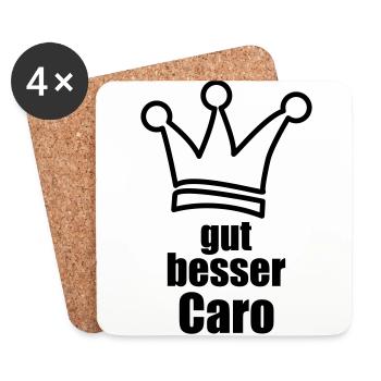 Caro - Untersetzer (4er-Set) - Weiß - Vorne