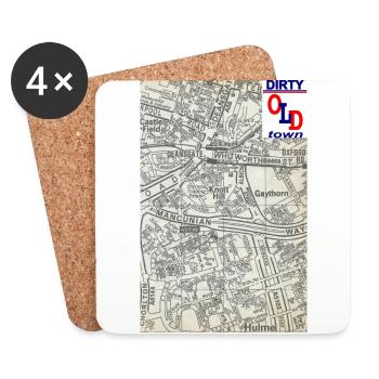 Coronation St - Coasters (set of 4) - white - Front