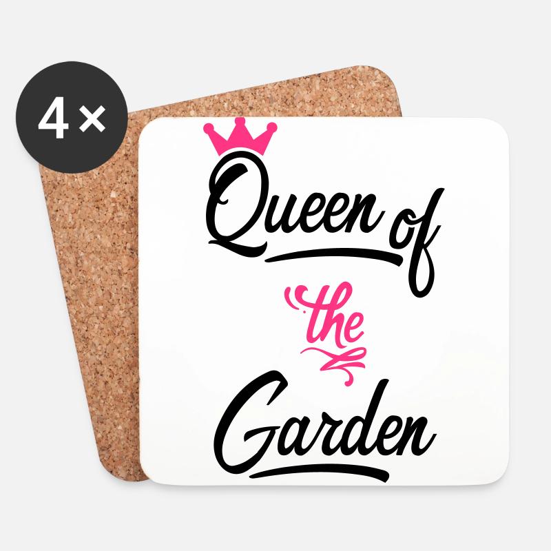 Garten - Untersetzer (4er-Set) - Weiß