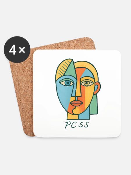 PCSS - Untersetzer (4er-Set) - Weiß