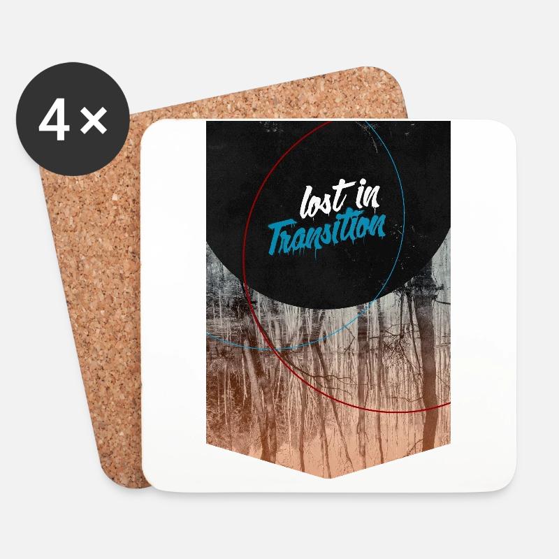 lost in Transition - Untersetzer (4er-Set) - Weiß