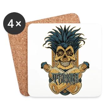 Tequila - Untersetzer (4er-Set) - Weiß - Vorne