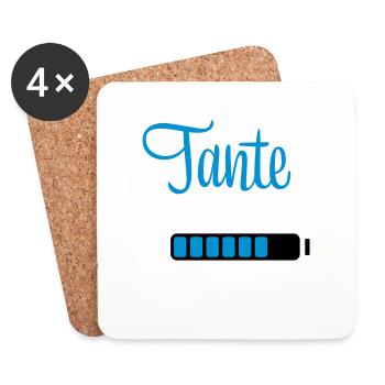 tante 2023 - Untersetzer (4er-Set) - Weiß - Vorne