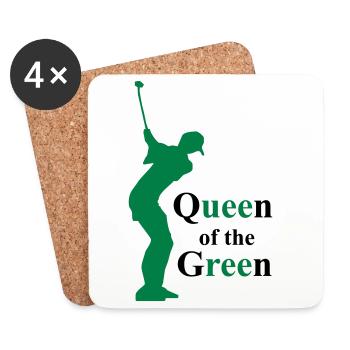 Golf - Untersetzer (4er-Set) - Weiß - Vorne