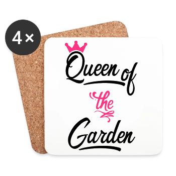 Garten - Untersetzer (4er-Set) - Weiß - Vorne