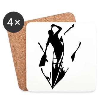 Canoe - Coasters (set of 4) - white - Front