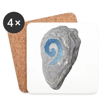 Hearth stone - Coasters (set of 4) - white - Front